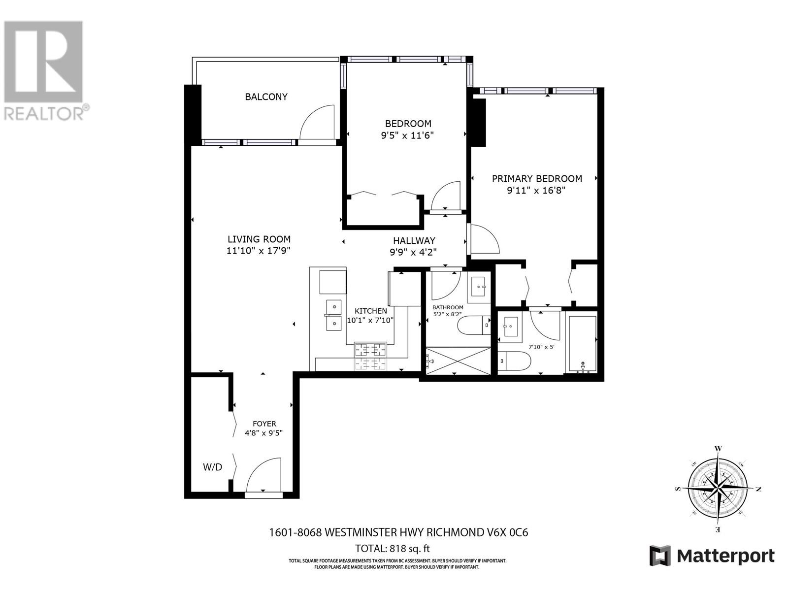 1601 8068 Westminster Highway, Richmond, British Columbia  V6X 0C6 - Photo 24 - R3005737