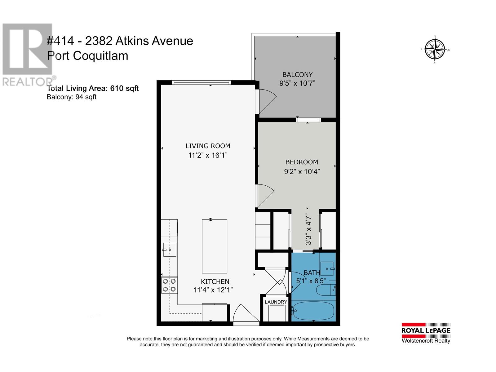 414 2382 Atkins Avenue, Port Coquitlam, British Columbia  V3C 0G7 - Photo 33 - R3005451