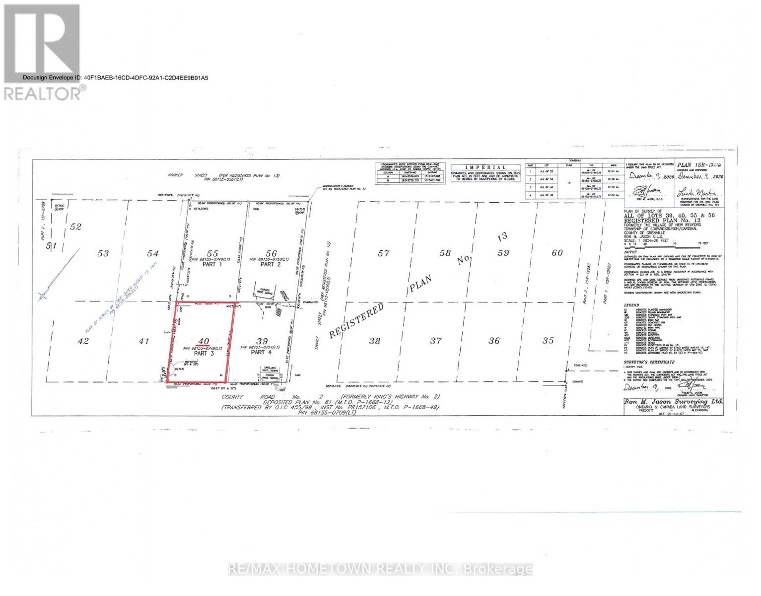 LOT 40 COUNTY ROAD 2 ROAD, Edwardsburgh/Cardinal, Ontario