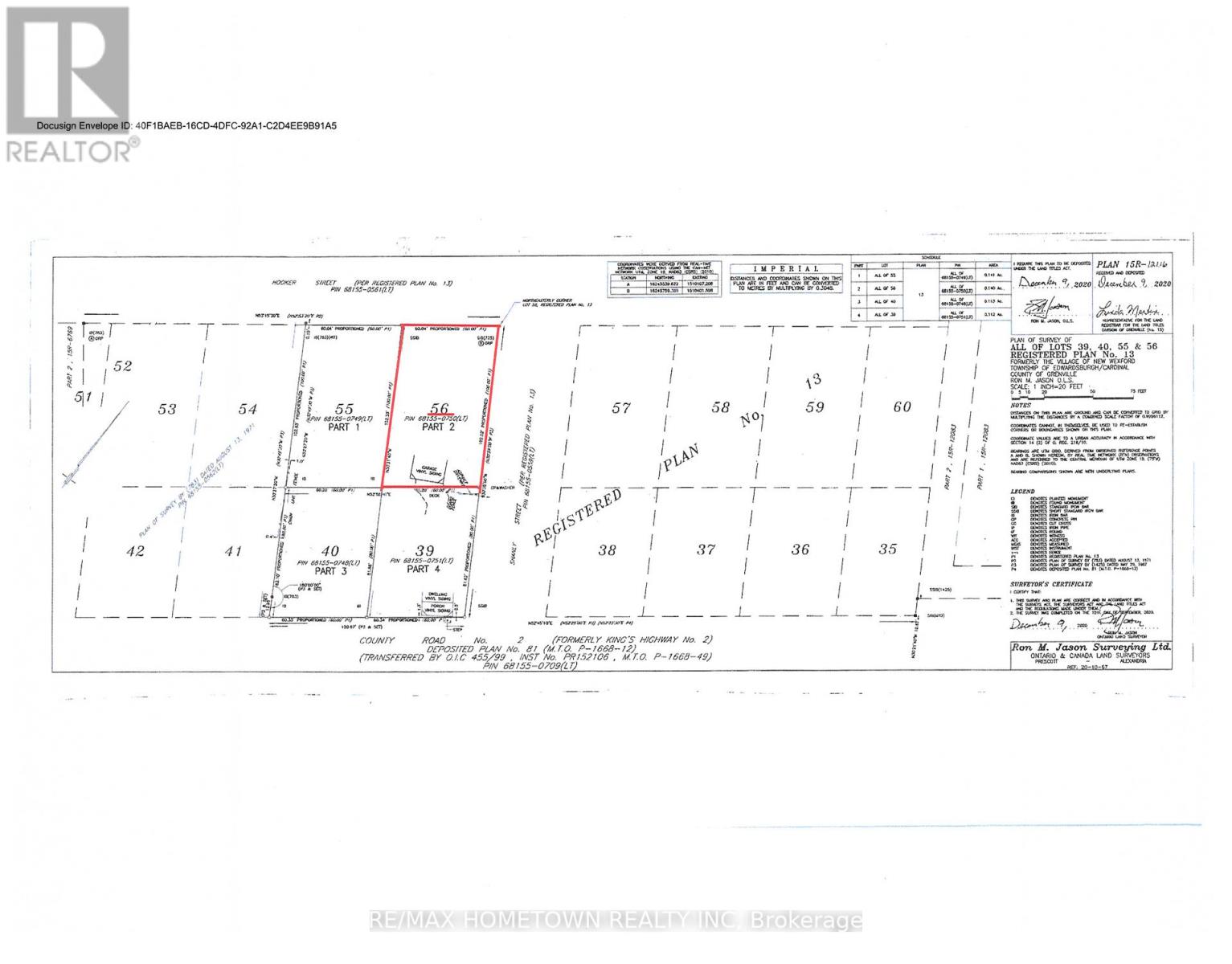 LOT 56 HOOKER STREET, Edwardsburgh/Cardinal, Ontario