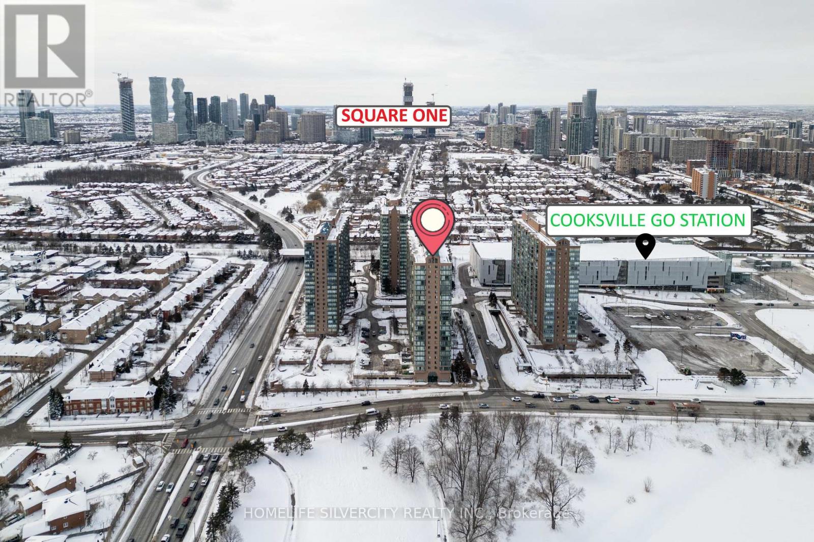 913 - 145 Hillcrest Avenue, Mississauga (Cooksville), Ontario  L5B 3Z1 - Photo 2 - W12166925