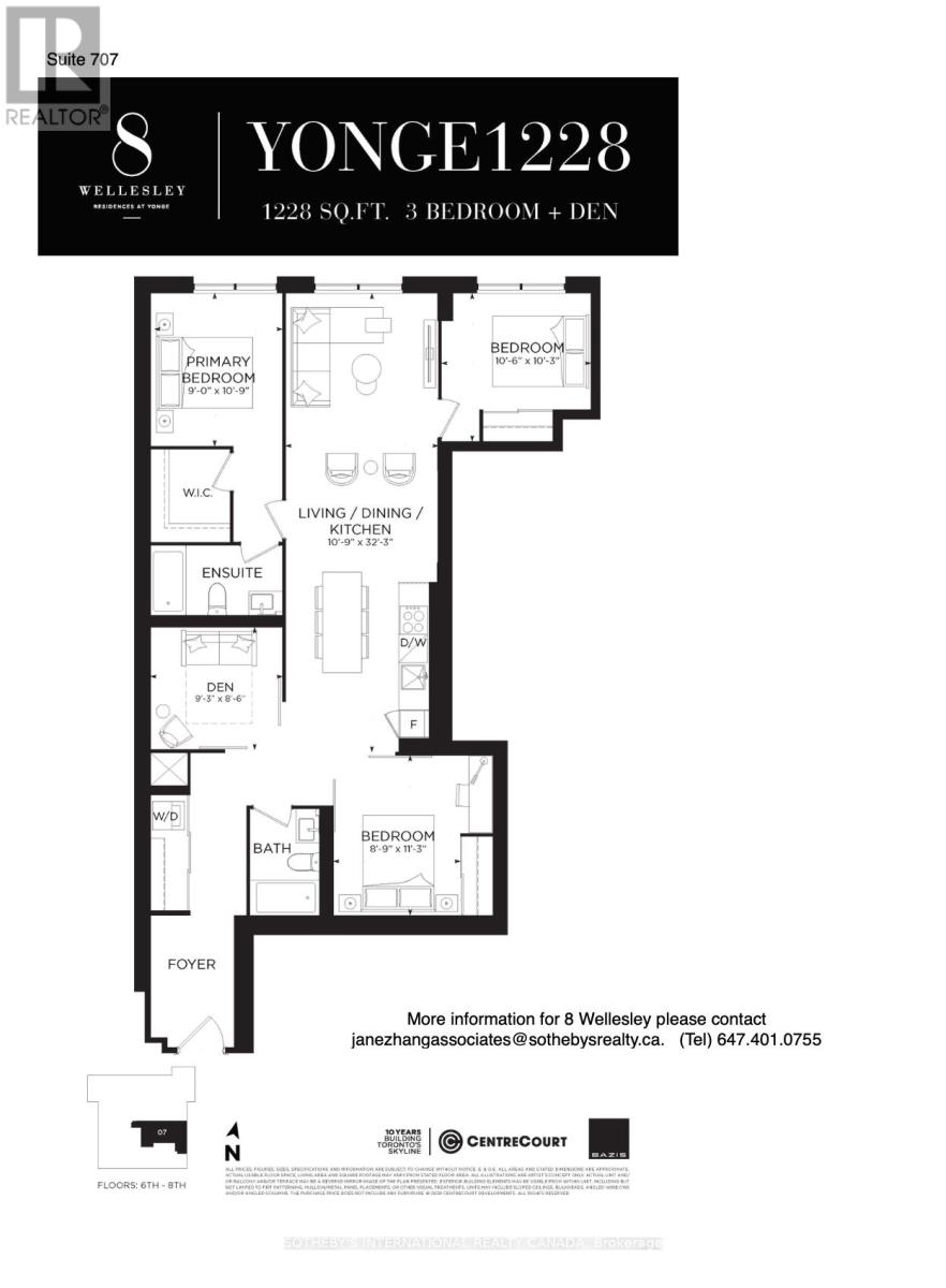 707 - 8 Wellesley Street W, Toronto, Ontario  M4Y 0J5 - Photo 10 - C12167752