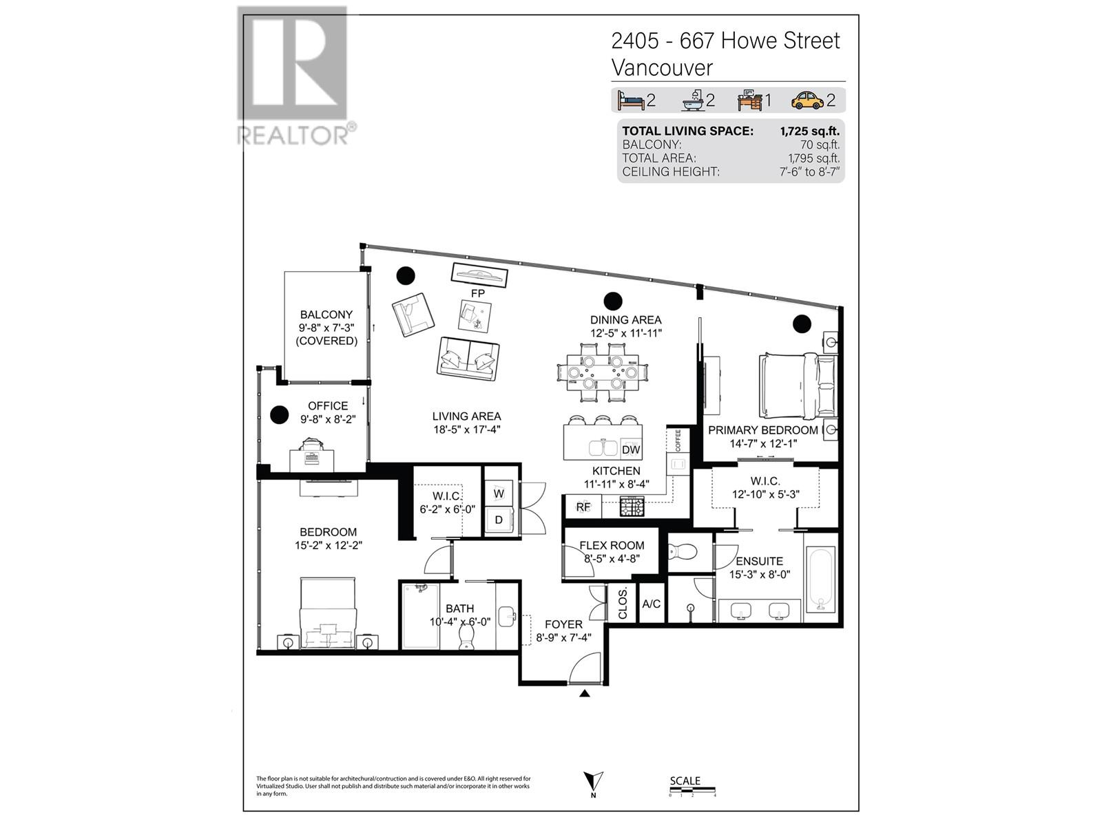 Listing Picture 34 of 40 : 2405 667 HOWE STREET, Vancouver / 溫哥華 - 魯藝地產 Yvonne Lu Group - MLS Medallion Club Member