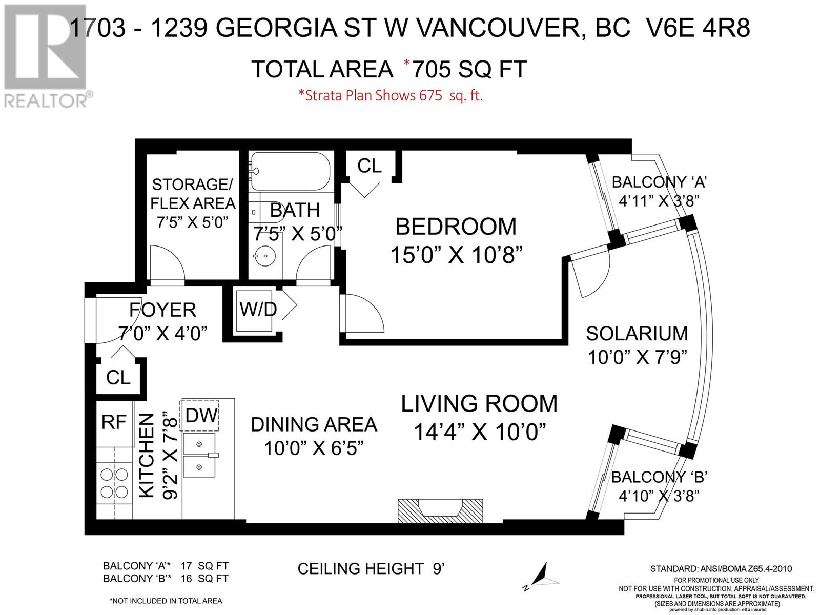 Listing Picture 21 of 30 : 1703 1239 W GEORGIA STREET, Vancouver / 溫哥華 - 魯藝地產 Yvonne Lu Group - MLS Medallion Club Member
