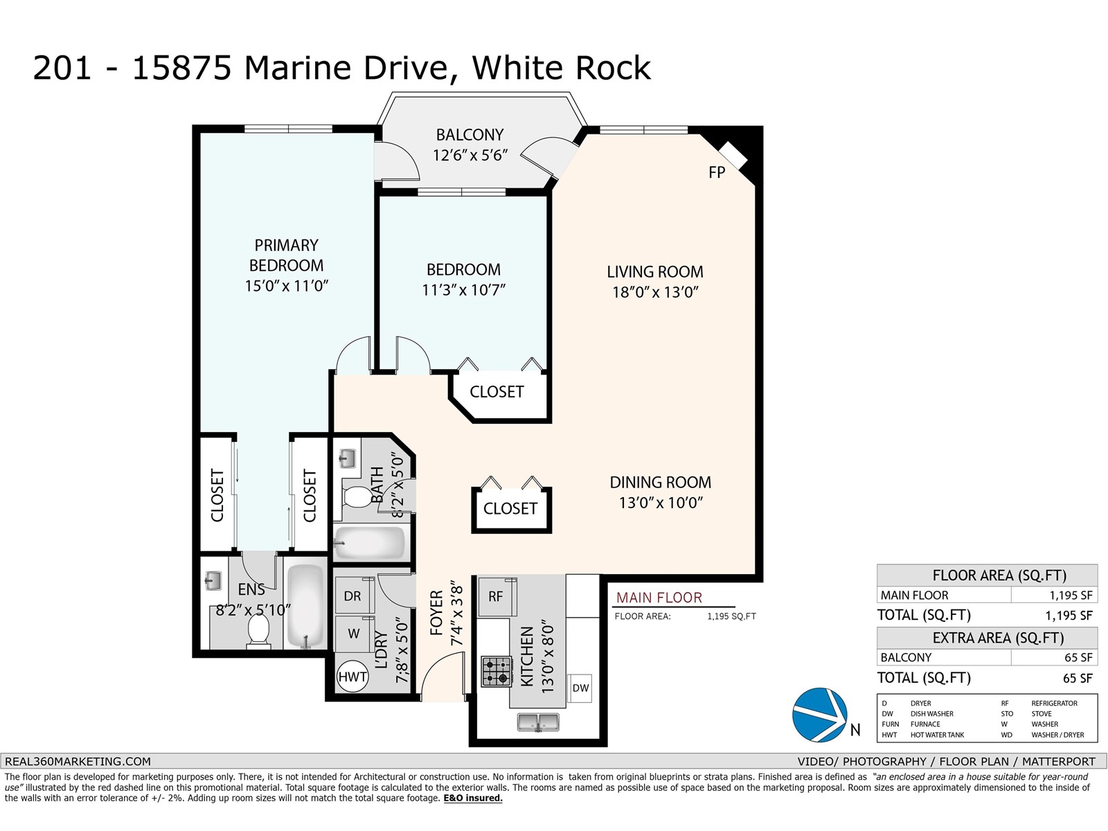 201 15875 Marine Drive, Surrey, British Columbia  V4B 5J2 - Photo 2 - R3005216