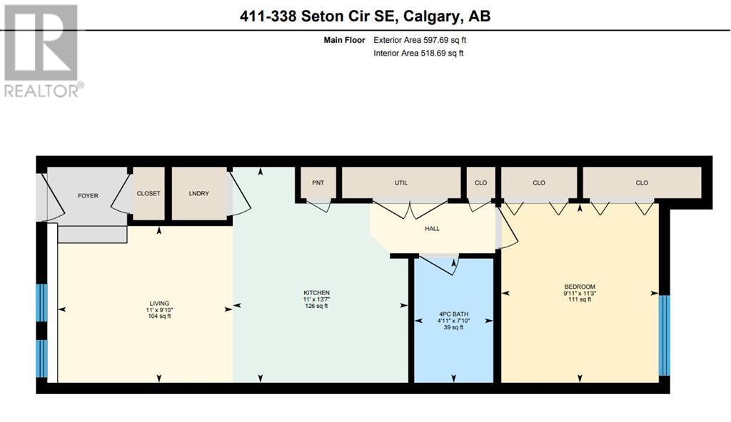 411, 338 Seton Circle Se, Calgary, Alberta  T3M 3H1 - Photo 23 - A2213573