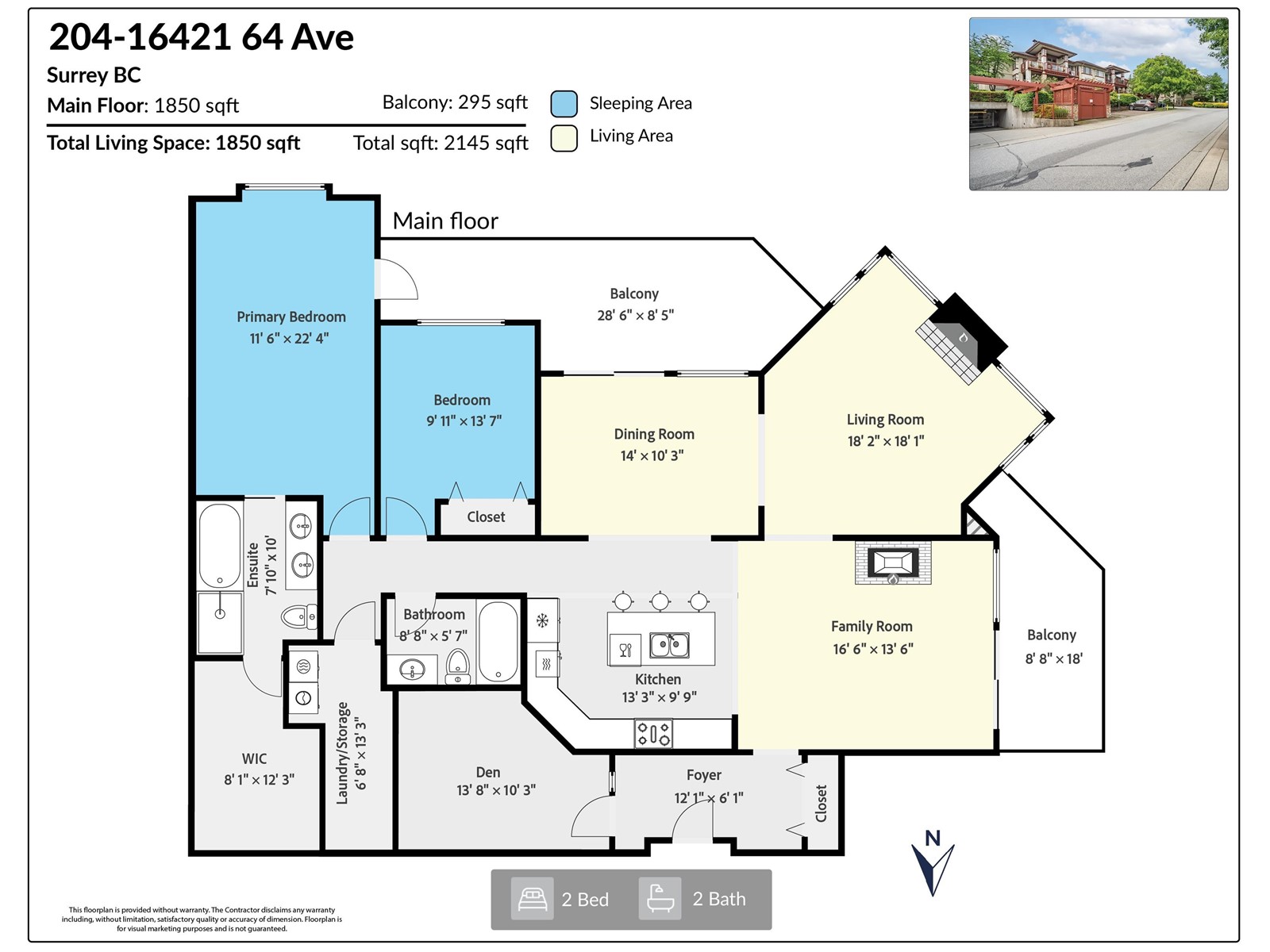 204 16421 64 Avenue, Surrey, British Columbia  V3S 6V7 - Photo 2 - R3006055