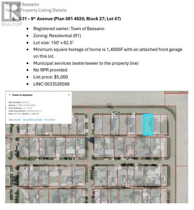 531 9 Avenue, Bassano, Alberta  T0J 0B0 - Photo 2 - A2224565