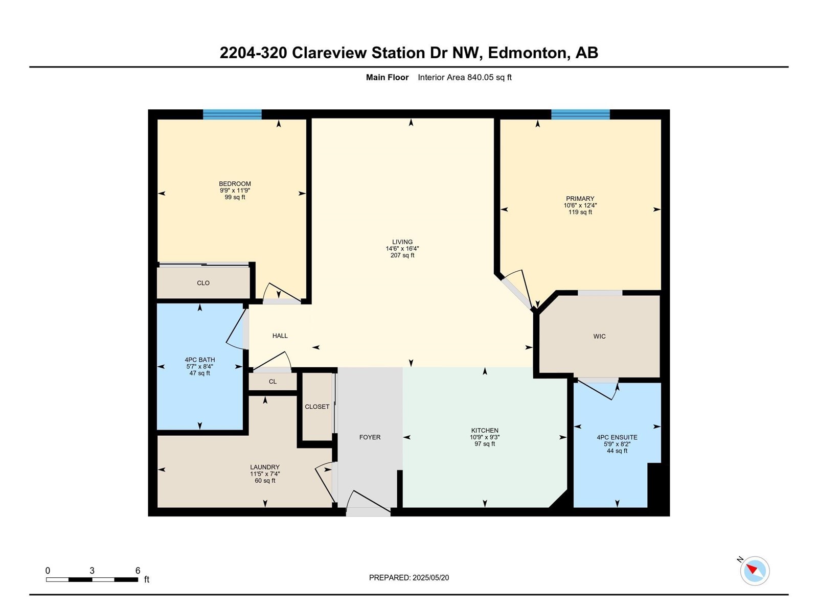 #2204 320 Clareview Station Dr Nw, Edmonton, Alberta  T5Y 0E5 - Photo 4 - E4438560