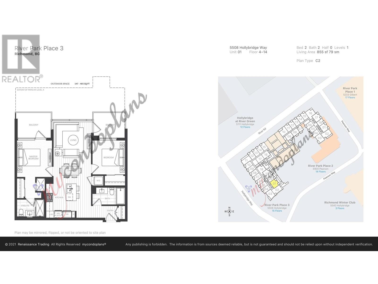 801 5508 Hollybridge Way, Richmond, British Columbia  V7C 0C7 - Photo 15 - R3007275