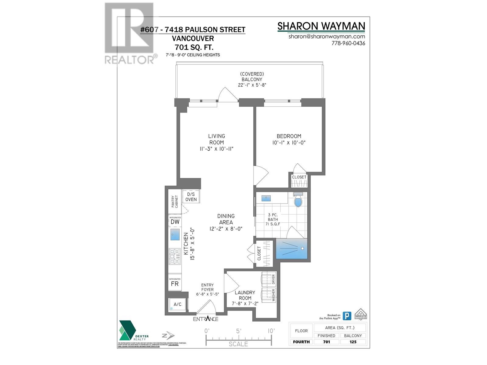 607 7418 Paulson Street, Vancouver, British Columbia  V6P 0K2 - Photo 22 - R3007621