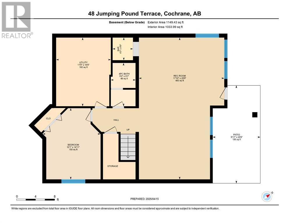 48 Jumping Pound Terrace, Cochrane, Alberta  T4K 0K3 - Photo 47 - A2212196