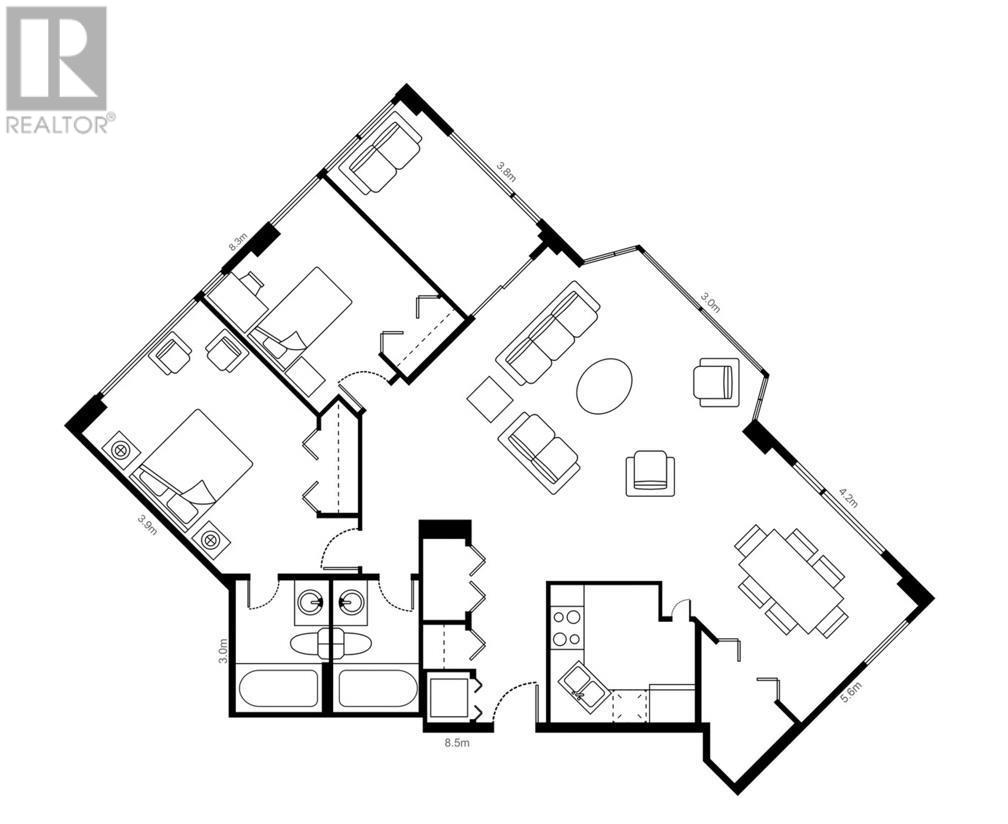 1806 388 Drake Street, Vancouver, British Columbia  V6B 6A8 - Photo 3 - R3008570