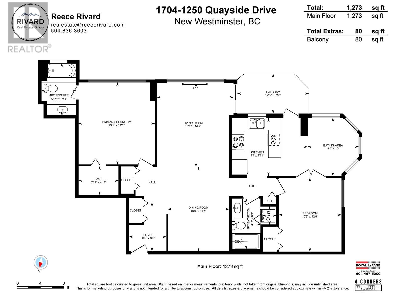 1704 1250 Quayside Drive, New Westminster, British Columbia  V3M 6E2 - Photo 30 - R3008594