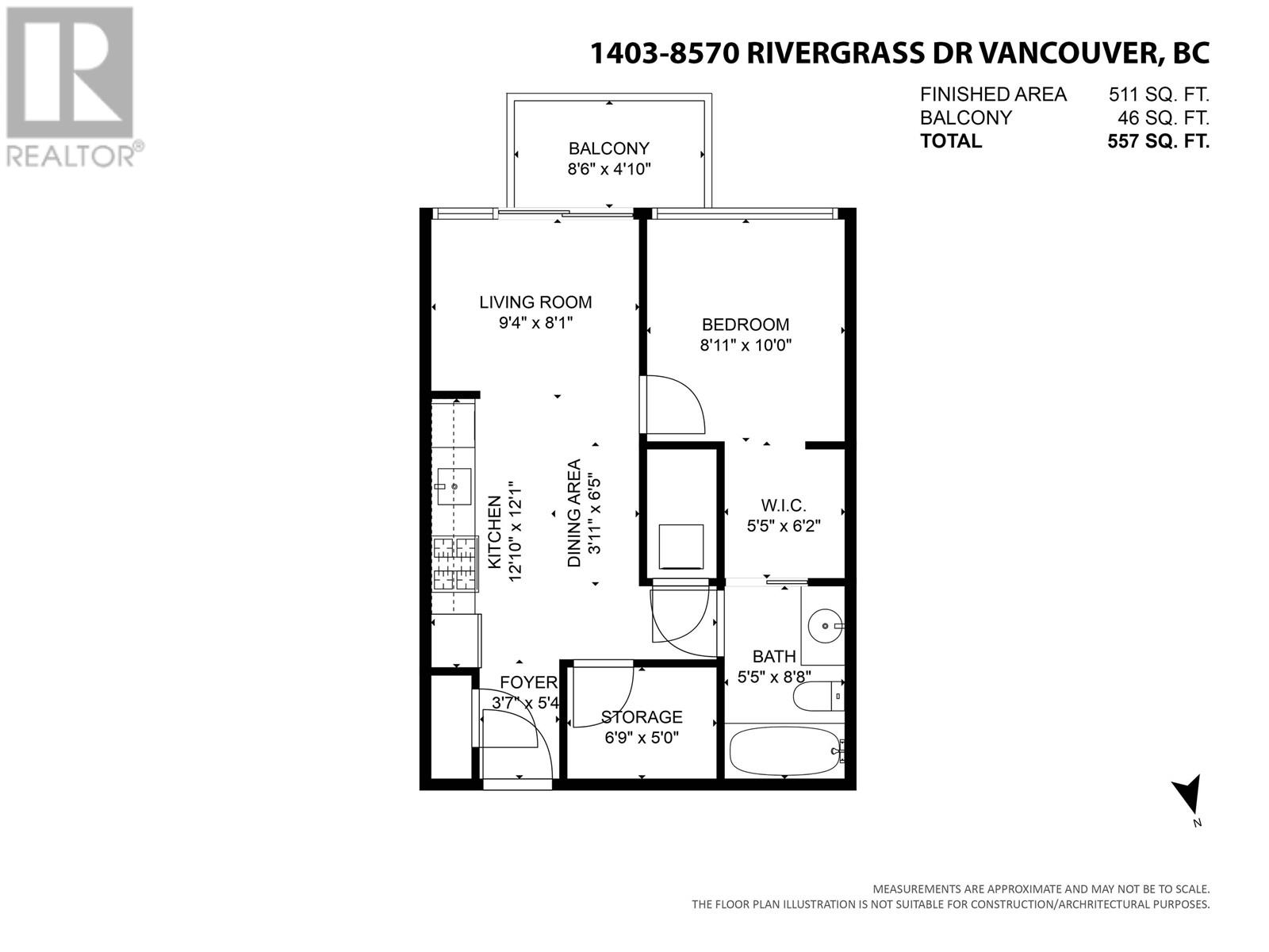 1403 8570 Rivergrass Drive, Vancouver, British Columbia  V5S 0H4 - Photo 25 - R3008513