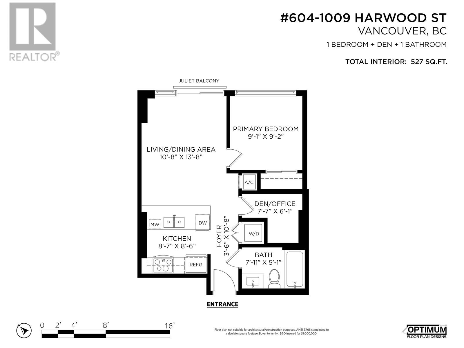 604 1009 Harwood Street, Vancouver, British Columbia  V6E 0C2 - Photo 13 - R3008618