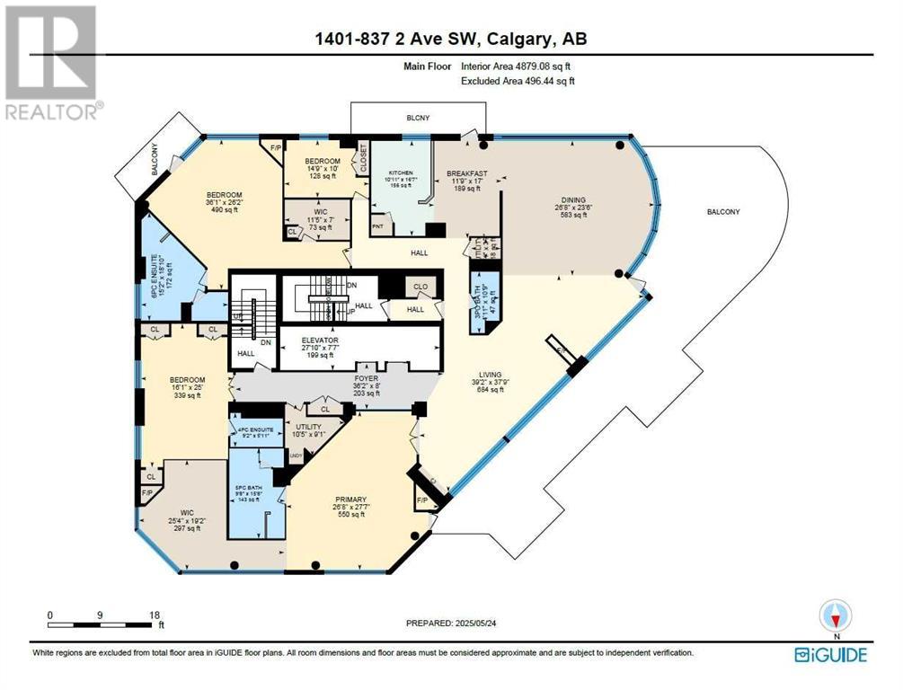 1401, 837 2 Avenue Sw, Calgary, Alberta  T2P 0E6 - Photo 42 - A2223213