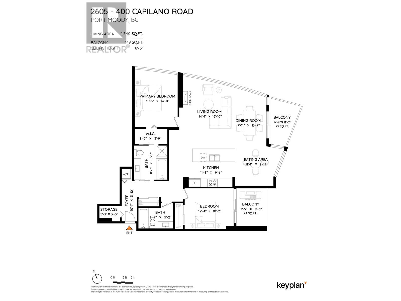 2605 400 Capilano Road, Port Moody, British Columbia  V3H 0E1 - Photo 2 - R3008944