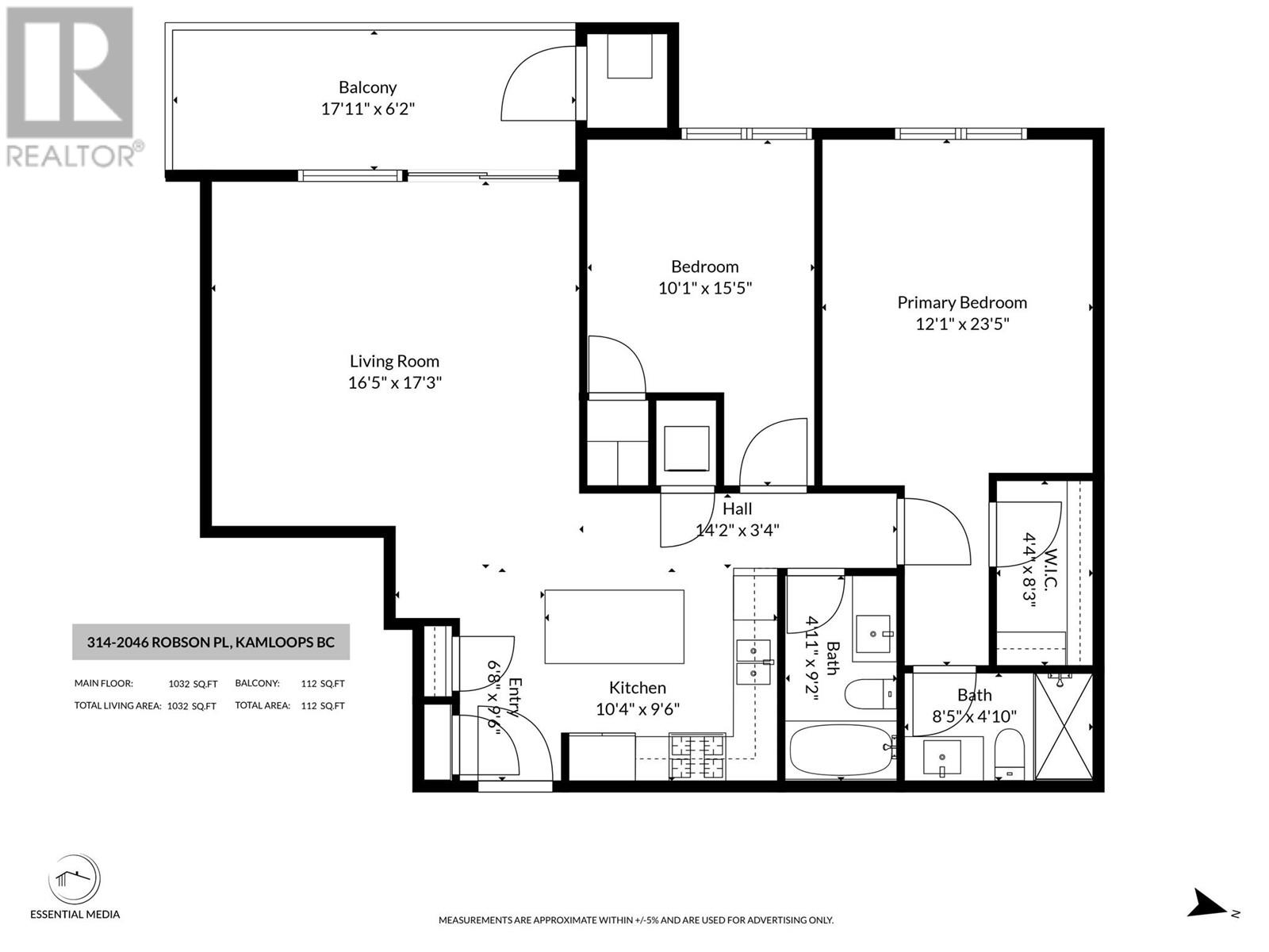 2046 ROBSON Place Unit# 314, Kamloops, BC V2E0A5