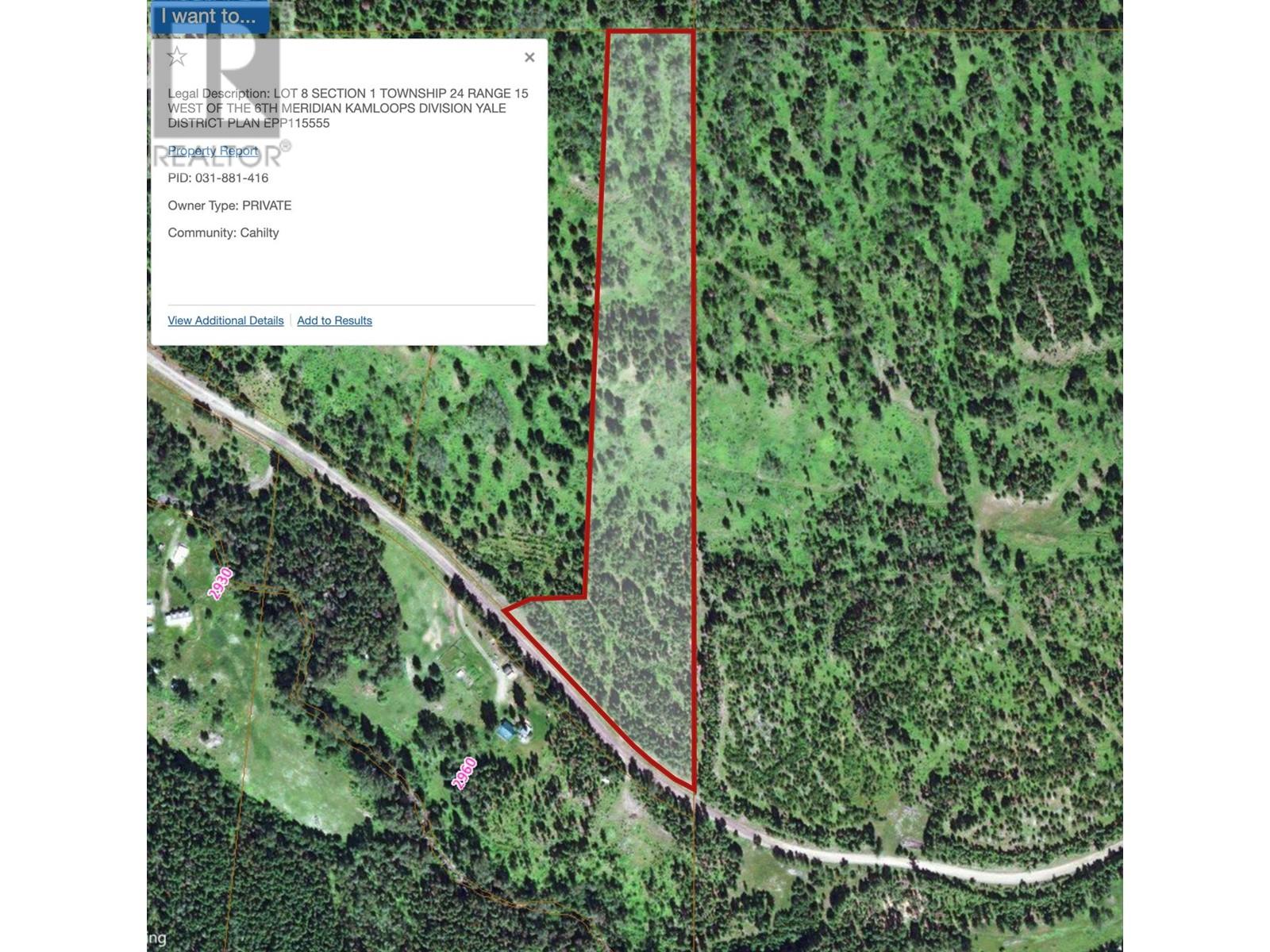 lot 8 FADEAR CREEK Road, Kamloops, BC V0E2E0