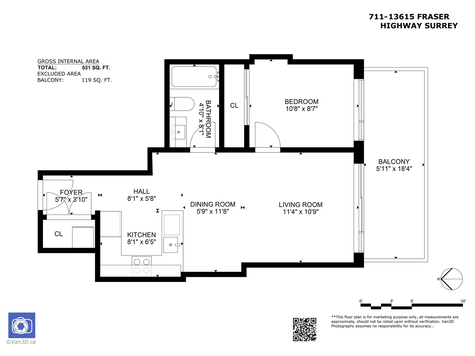 711 13615 Fraser Highway, Surrey, British Columbia  V3T 0P7 - Photo 33 - R3008222