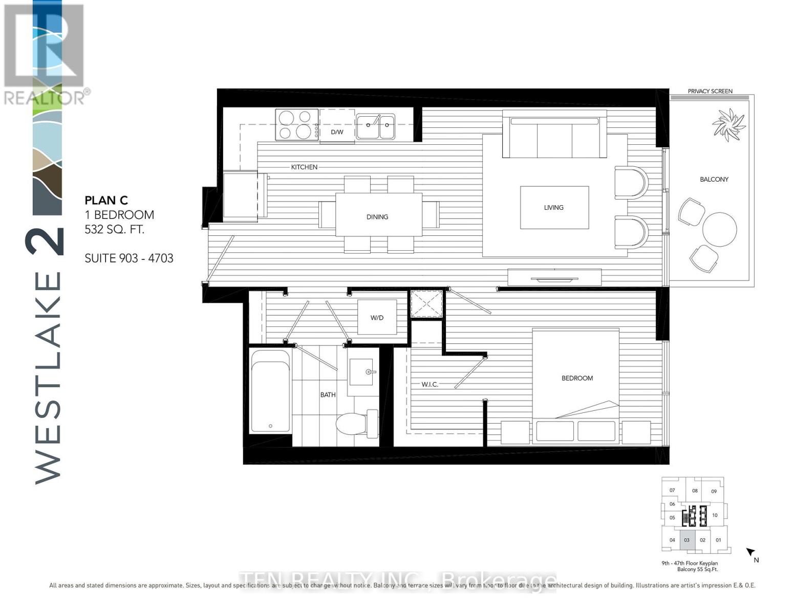 903 - 2200 Lake Shore Boulevard W, Toronto, Ontario  M8V 1A2 - Photo 3 - W12187341