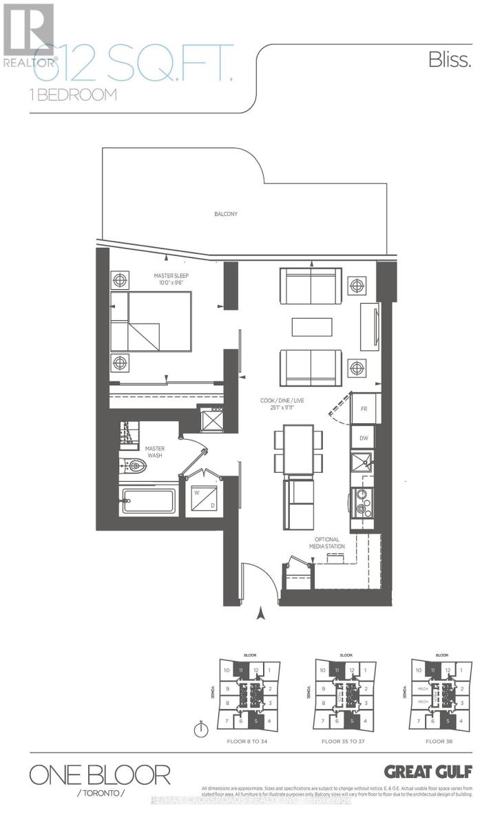 2711 - 1 Bloor Street E, Toronto, Ontario  M4W 0A8 - Photo 13 - C12187969