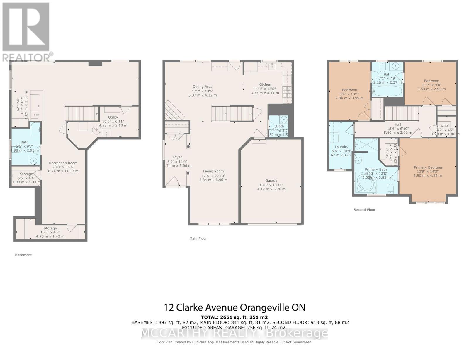 12 Clarke Avenue, Orangeville, Ontario  L9W 5J6 - Photo 47 - W12185561