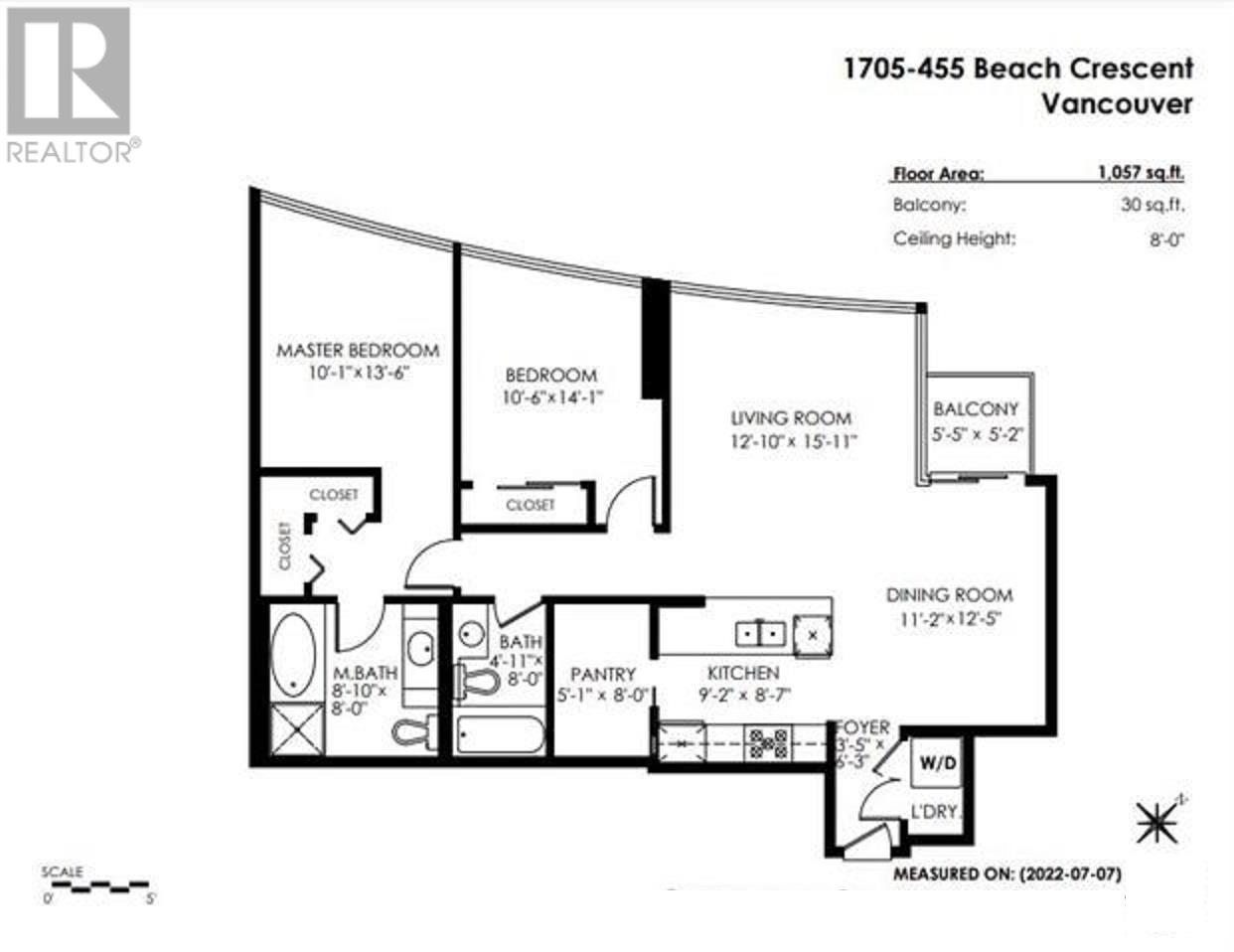 1705 455 Beach Crescent, Vancouver, British Columbia  V6Z 3E5 - Photo 24 - R3009680