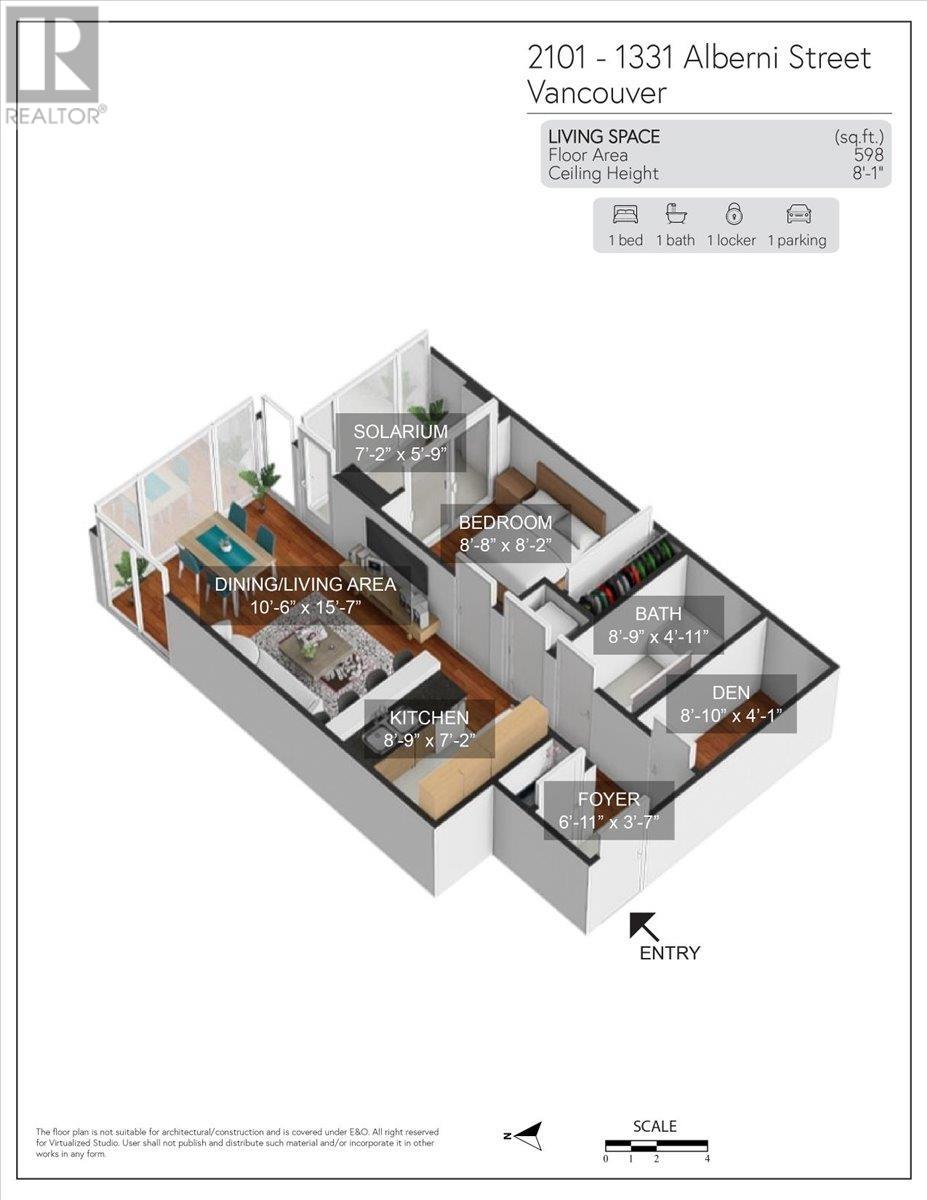 2101 1331 Alberni Street, Vancouver, British Columbia  V6E 4S1 - Photo 3 - R3009741