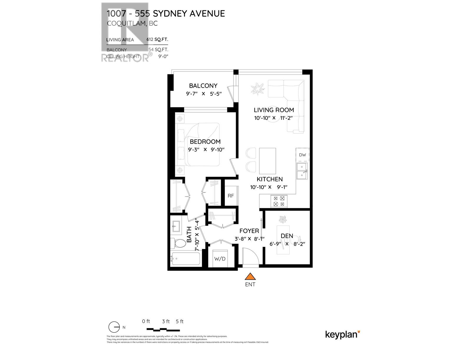 1007 555 Sydney Avenue, Coquitlam, British Columbia  V3K 0G5 - Photo 37 - R3009816