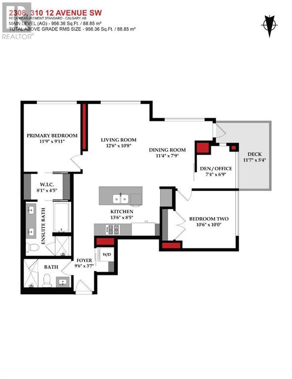 2308, 310 12 Avenue Sw, Calgary, Alberta  T2R 1B5 - Photo 8 - A2222009