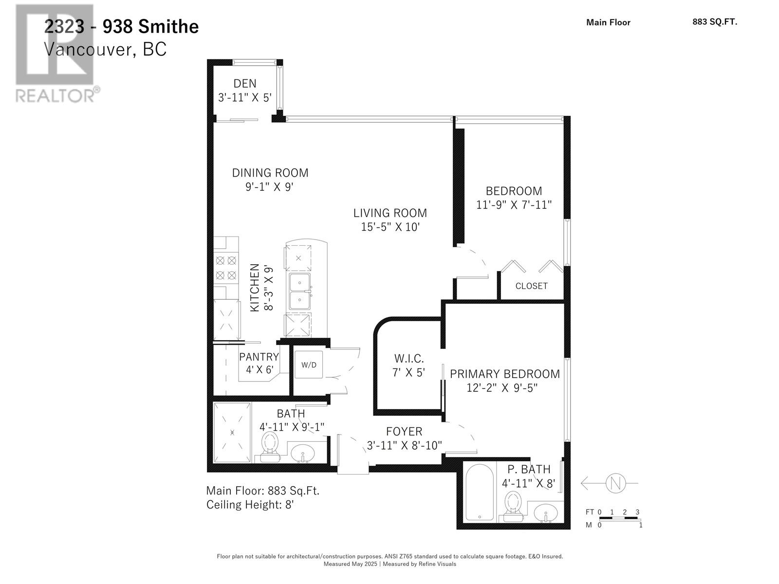 2323 938 Smithe Street, Vancouver, British Columbia  V6Z 3H8 - Photo 2 - R3003433