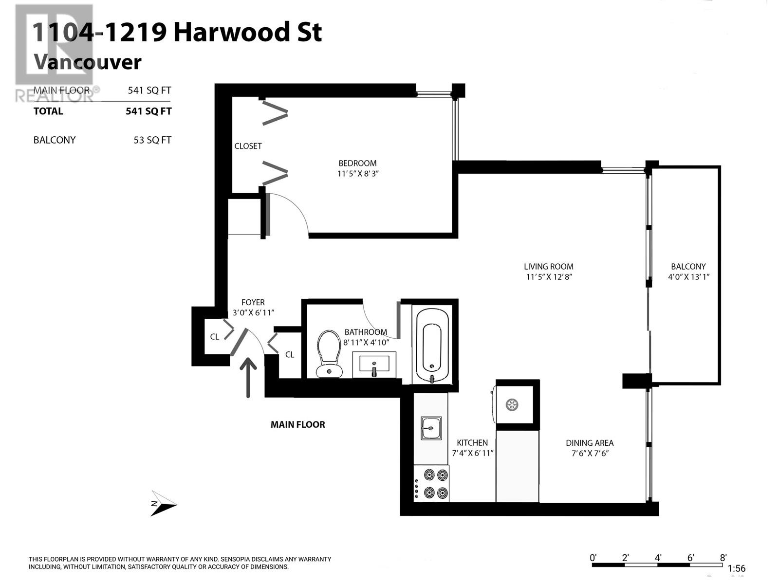 1104 1219 Harwood Street, Vancouver, British Columbia  V6E 1S5 - Photo 20 - R3010174