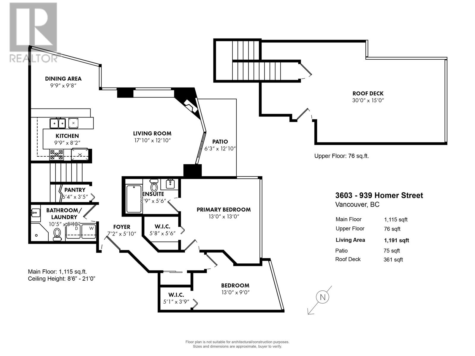 3603 939 Homer Street, Vancouver, British Columbia  V6B 2W6 - Photo 35 - R3010512