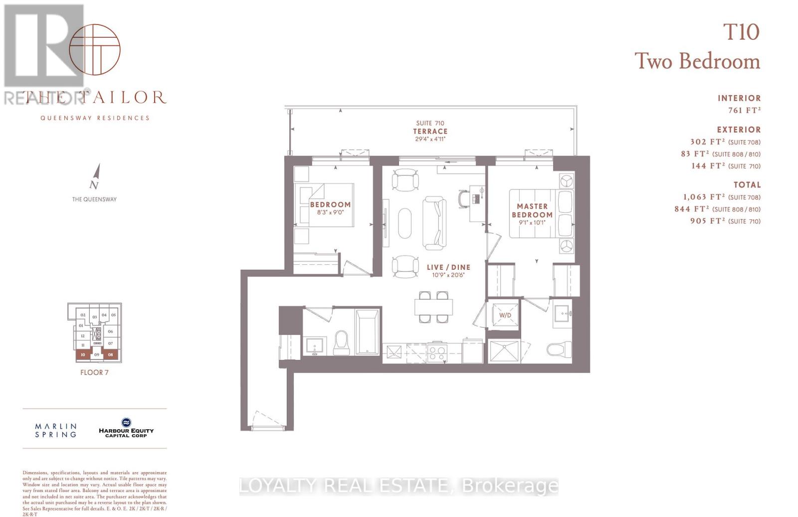 710 - 1195 The Queensway, Toronto, Ontario  M8Z 1R7 - Photo 2 - W12193537