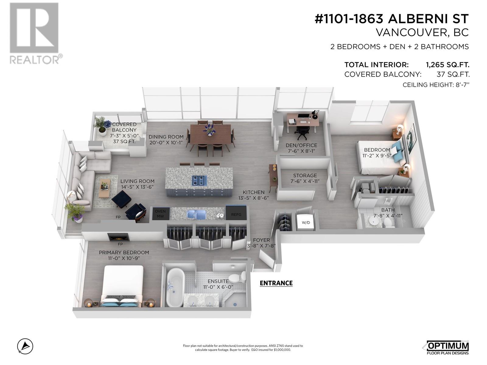 1101 1863 Alberni Street, Vancouver, British Columbia  V6G 3H8 - Photo 37 - R3010666