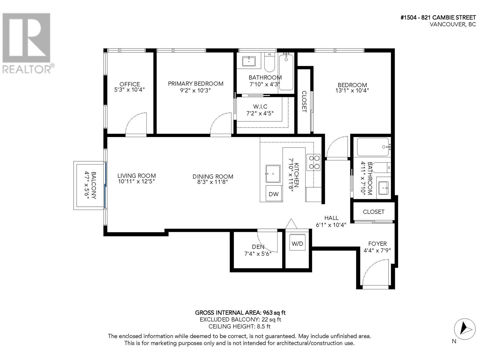 1504 821 Cambie Street, Vancouver, British Columbia  V6B 0E3 - Photo 38 - R3008684