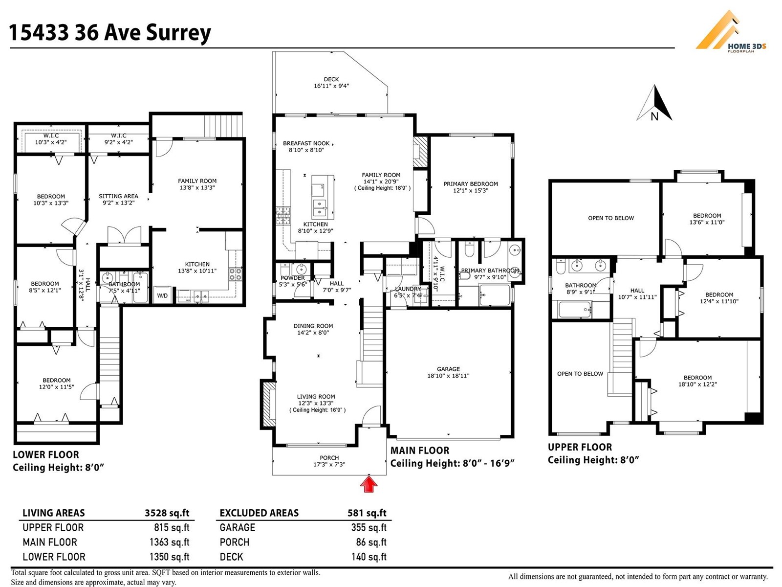 15433 36 Avenue, Surrey, British Columbia  V3Z 0G9 - Photo 2 - R3011237