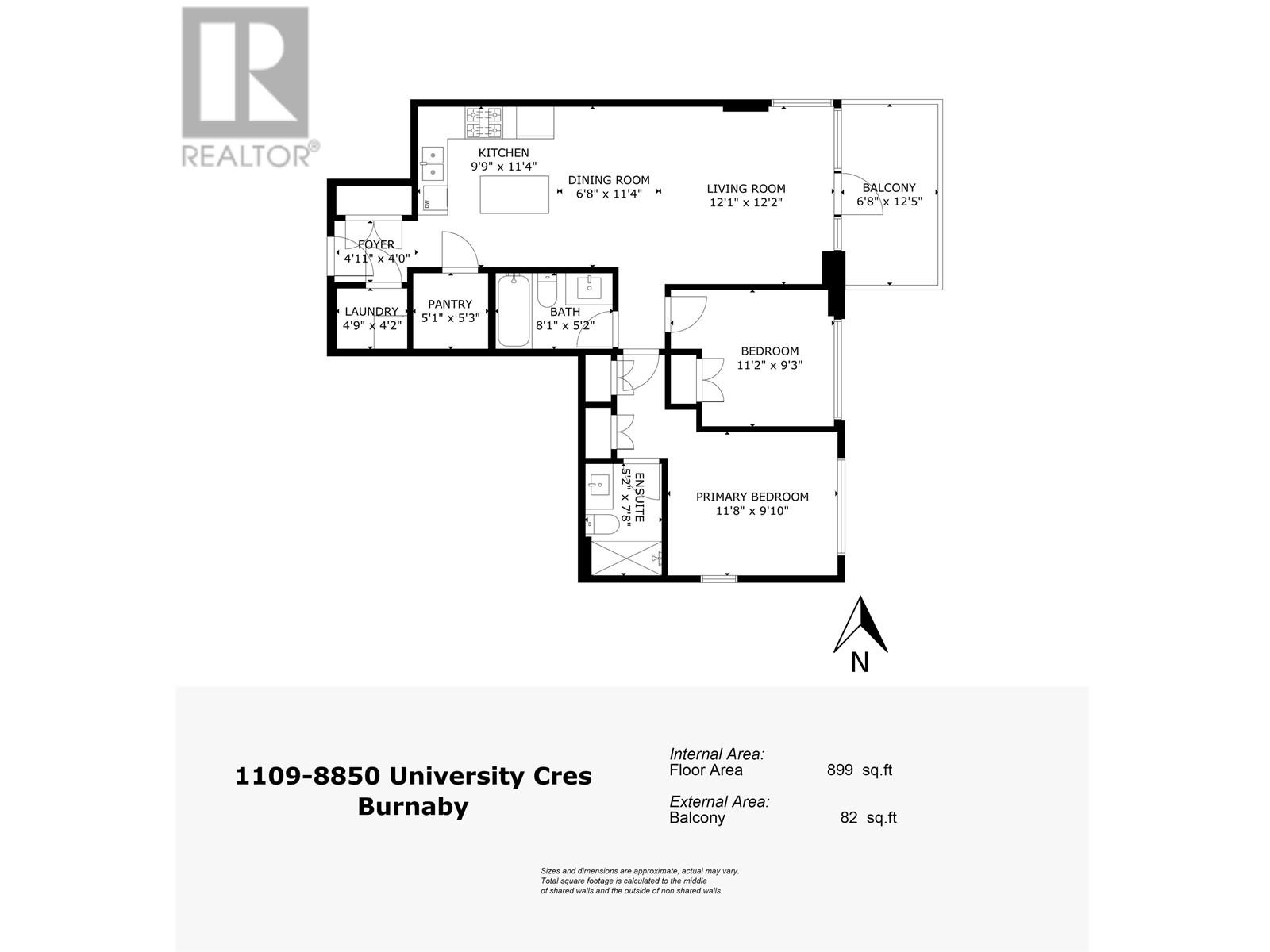 1109 8850 University Crescent, Burnaby, British Columbia  V5A 4Y8 - Photo 14 - R3011275