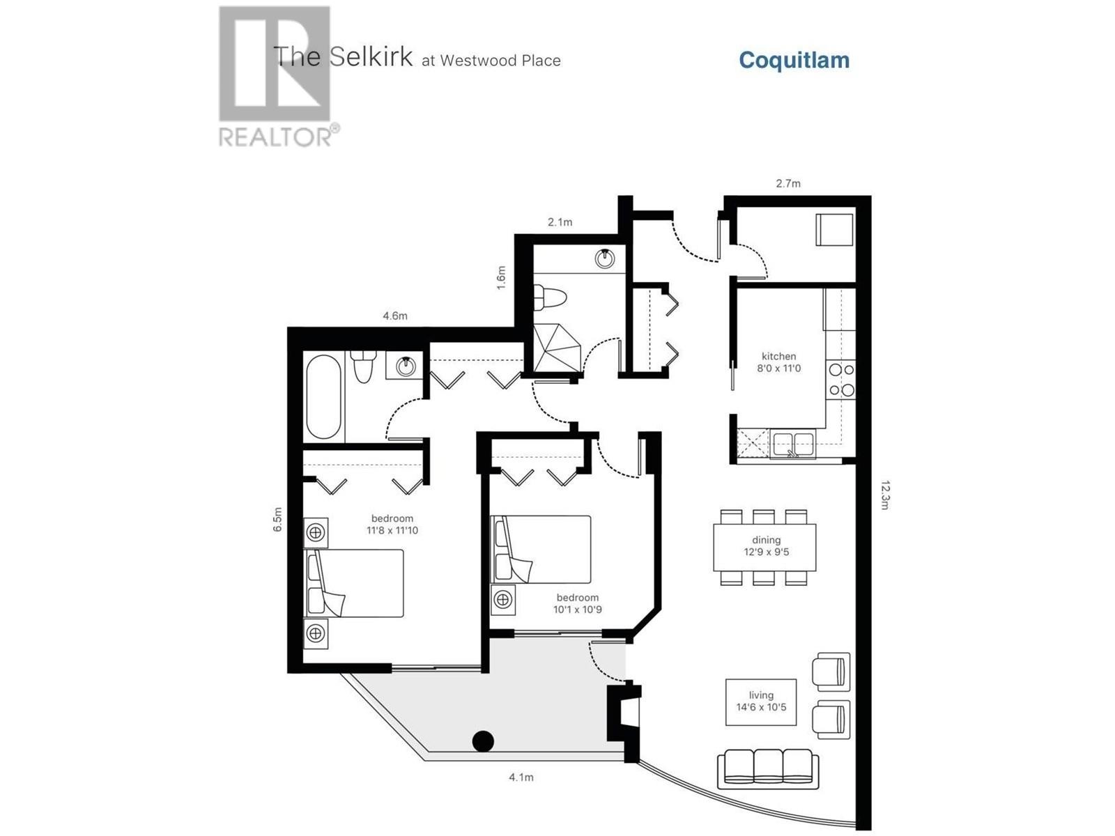 1504 1199 Eastwood Street, Coquitlam, British Columbia  V3B 7W7 - Photo 23 - R3011653