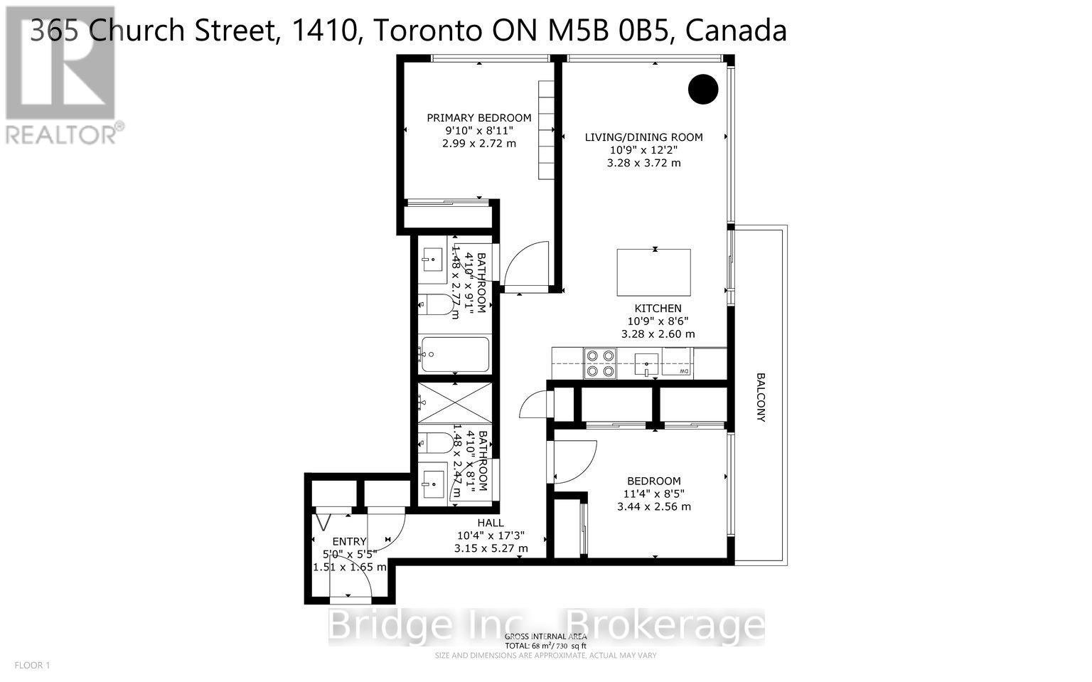 1410 - 365 Church Street, Toronto (Church-Yonge Corridor), Ontario  M5B 1H6 - Photo 28 - C12196981