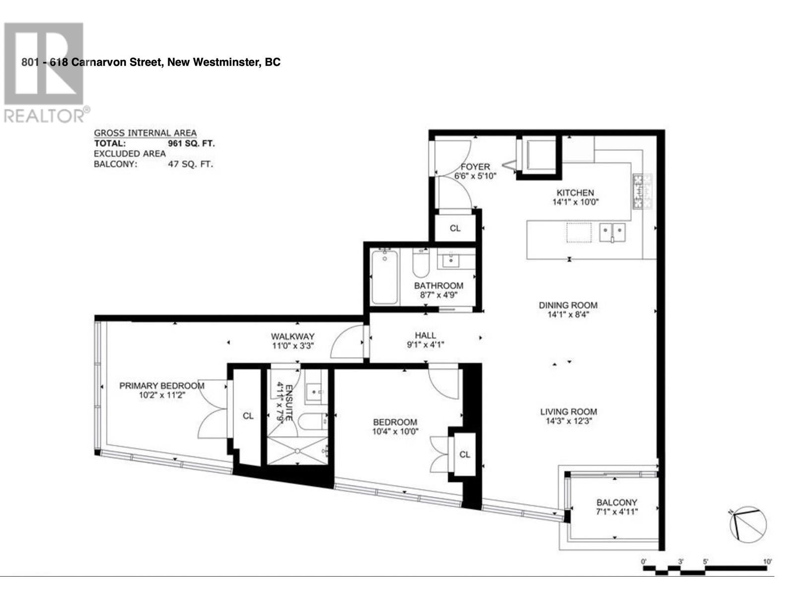 801 618 Carnarvon Street, New Westminster, British Columbia  V3M 1E9 - Photo 17 - R3012151