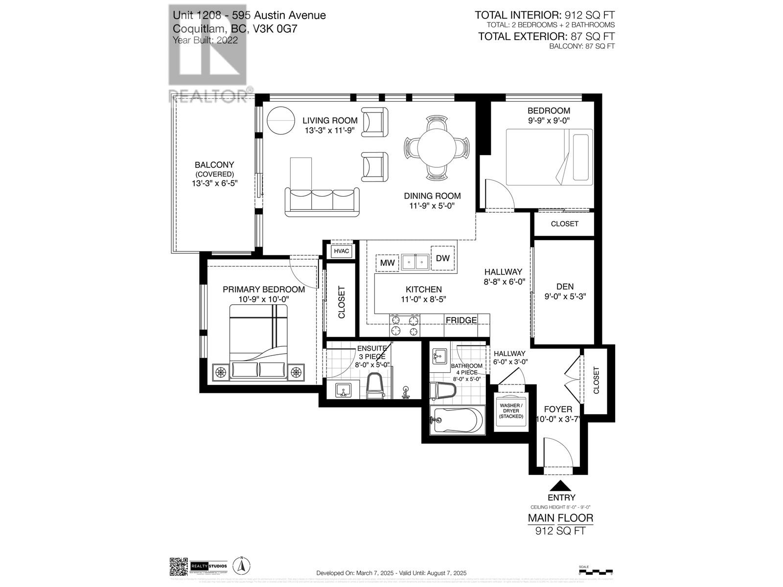 1208 595 Austin Avenue, Coquitlam, British Columbia  V3K 3N2 - Photo 40 - R3012133