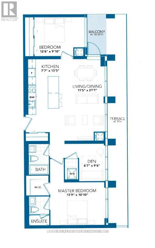 1203 - 1063 Douglas Mccurdy Comm Court, Mississauga, Ontario  L5G 0C5 - Photo 11 - W12200860