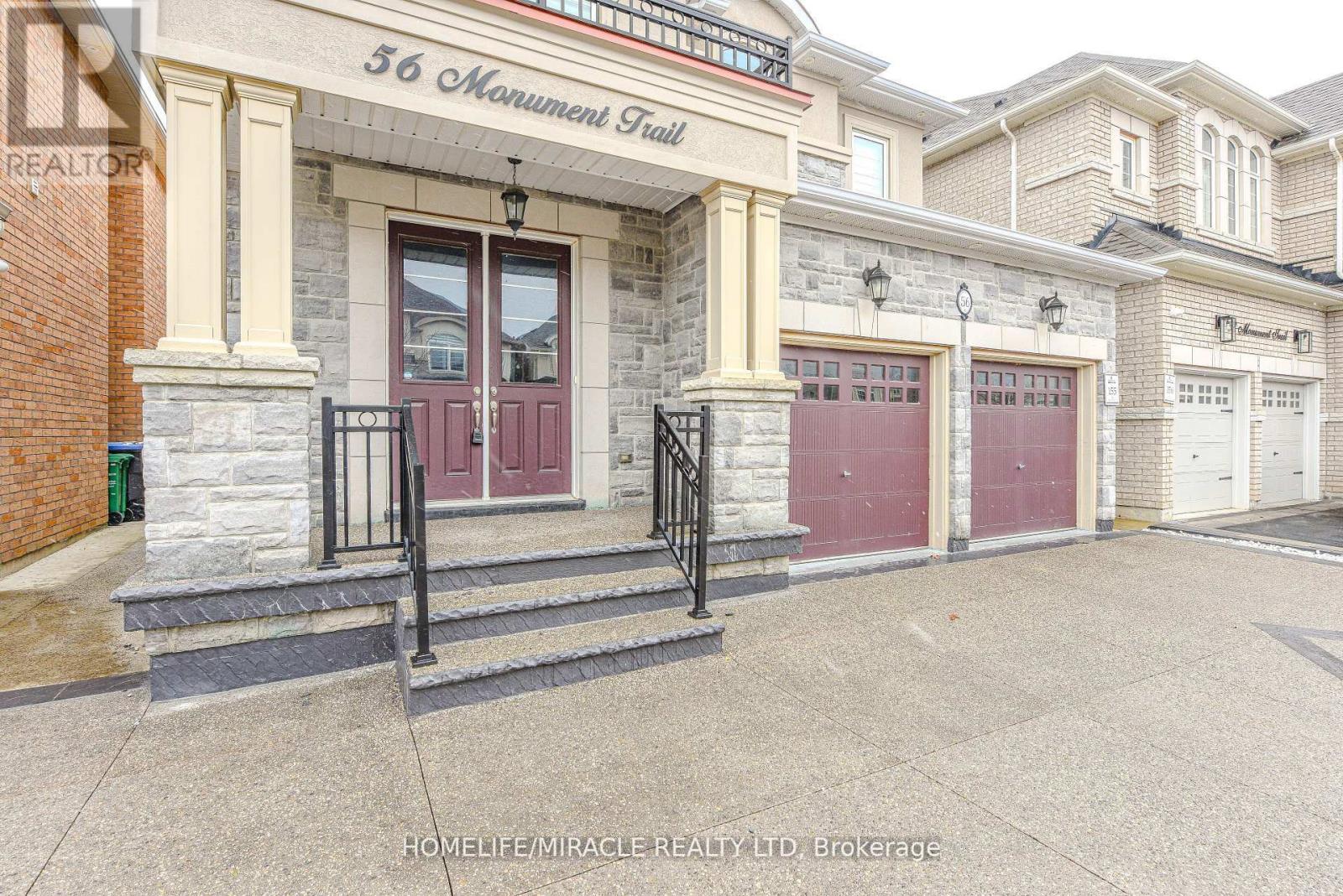 56 Monument Trail, Brampton, Ontario  L7A 4M9 - Photo 2 - W12202104