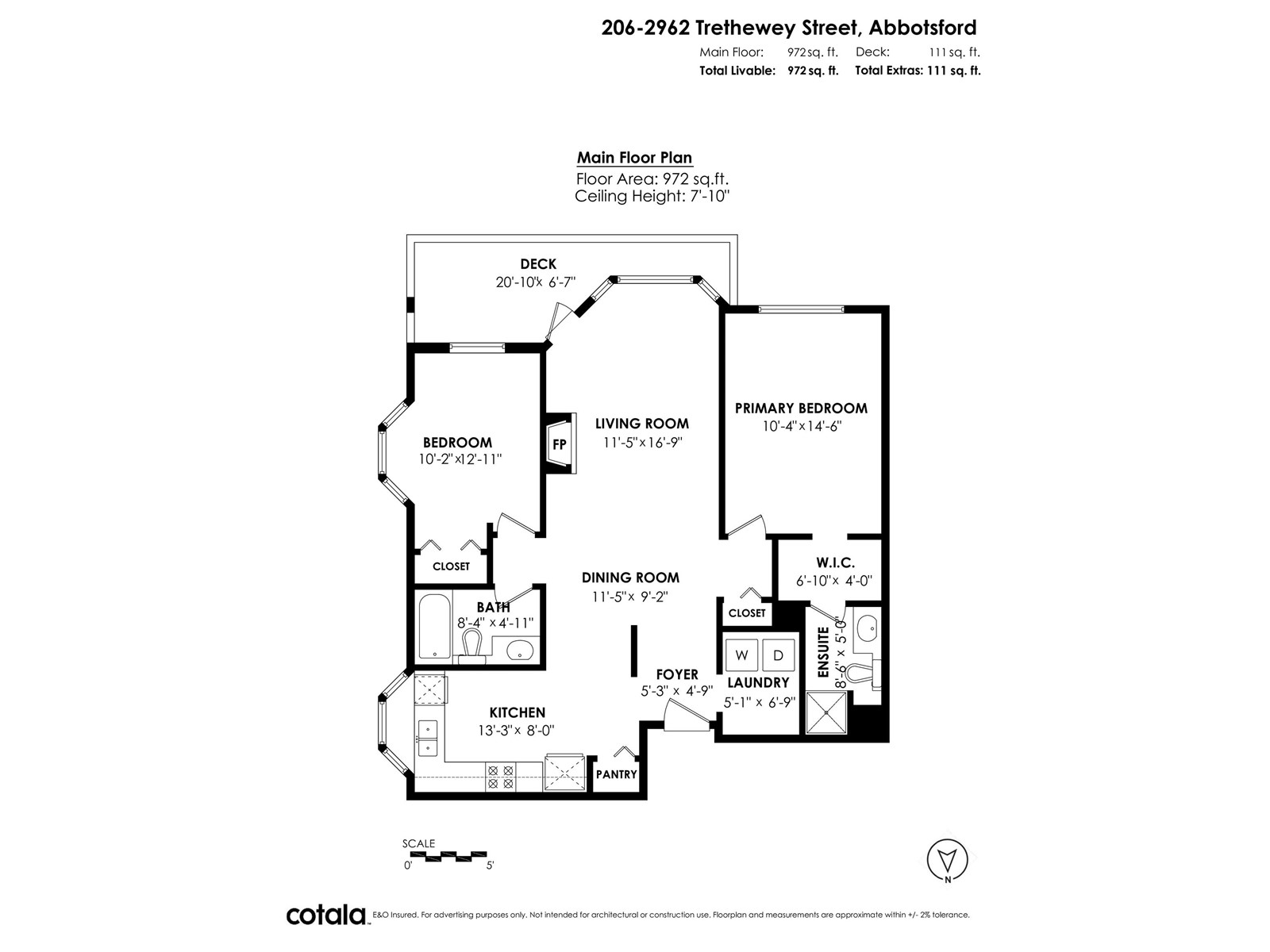 206 2962 Trethewey Street, Abbotsford, British Columbia  V2T 4M3 - Photo 3 - R2990896