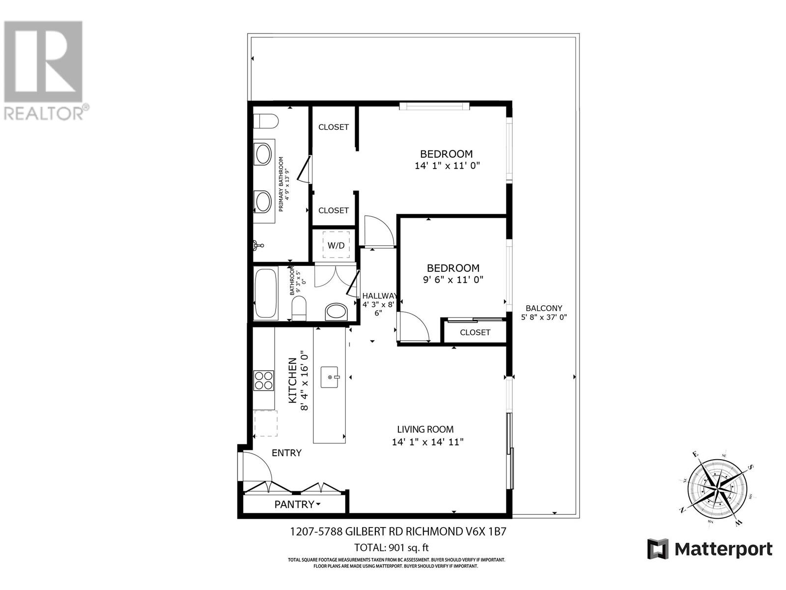 1207 5788 Gilbert Road, Richmond, British Columbia  V7C 0G1 - Photo 33 - R3012457