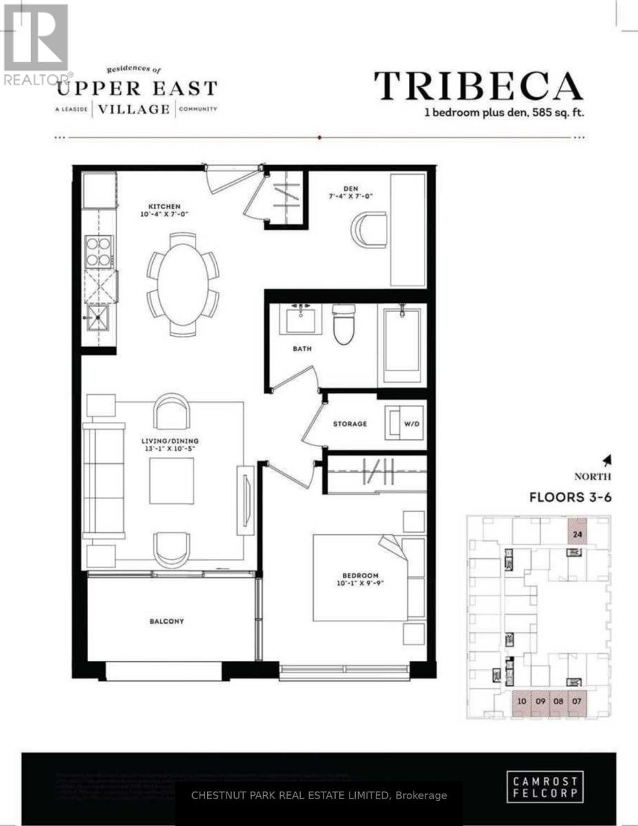509 - 33 Frederick Todd Way, Toronto, Ontario  M4G 0C9 - Photo 10 - C12167075