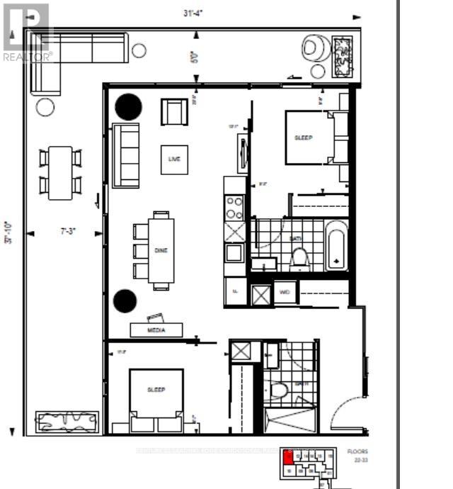 2511 - 25 Richmond Street E, Toronto, Ontario  M5C 0A6 - Photo 12 - C12204455